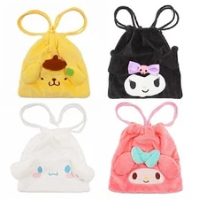 Sanrio Characters My Melody Kuromi Drawstring Makeup Travel Multi Pouch (1PC)