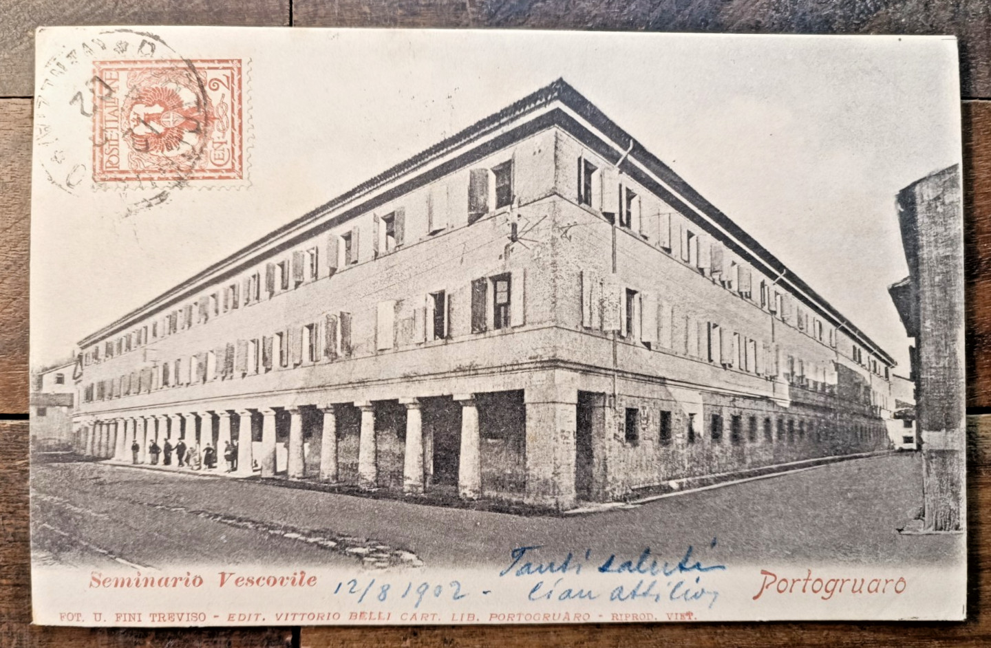 Cartolina di Portogruaro, Seminario Vescovile-Provincia di Venezia-84721
