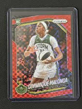 2025 Panini Prizm WNBA #116 Dominique Malonga Red Power Prizm /75