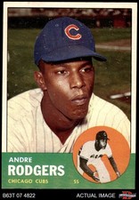 1963 Topps #193 Andre Rodgers Cubs 7.5 - NM+