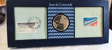 Jour Du Concorde 1976 Silbermedaille, Briefma...