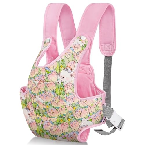 Aolso Baby Doll Carrier, Doll Carrier Soft Cotton, Front  Assorted colors 