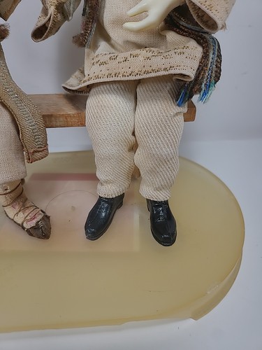 1960s Figurine Traditional Romanian Neamt Folk Art Costume Hand Made Collectible - Picture 8 of 14