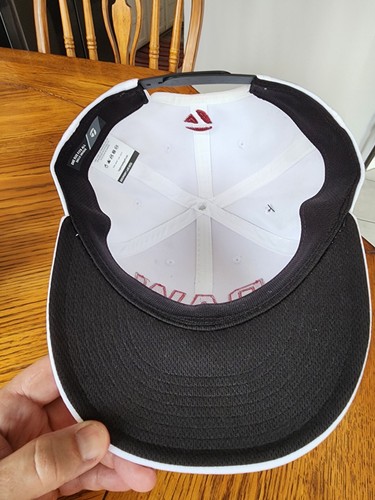 Neu TaylorMade Mütze Kappe weiß RAW verstellbar Druckknopflasche - Bild 5 von 6