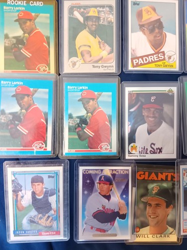 HUGE BASEBALL CARD LOT 105 CARDS TONY GWYNN RYNE SANDBERG PEDRO MARTINEZ & MORE - Picture 16 of 16