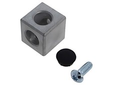 093WW453N10RS Montageverbinder f&uuml;r Profile Sechskant W: 45mm H: 45mm L: 45mm FAT