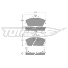 Plaquette de frein Rover 618
