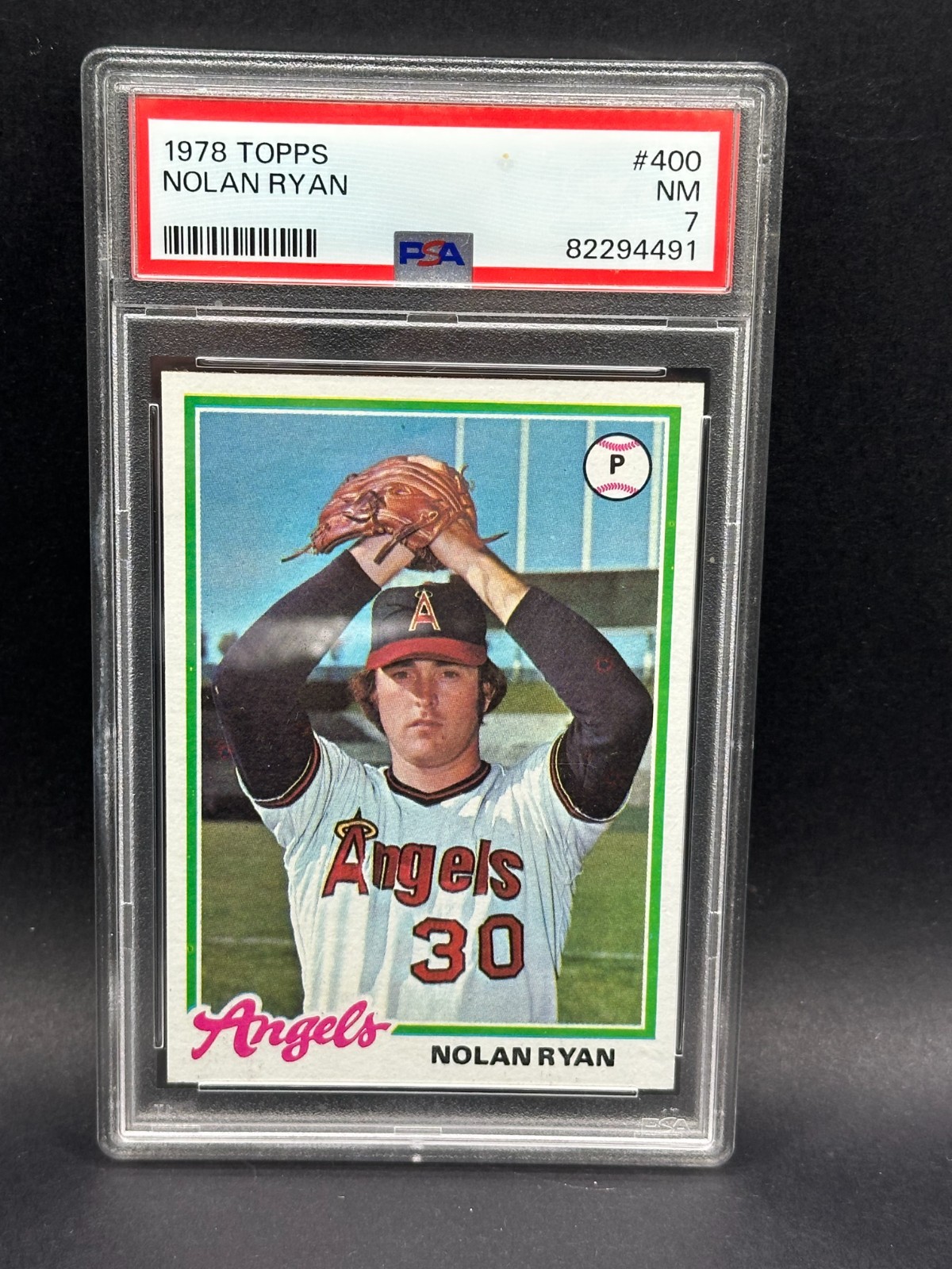 1978 Topps #400 Nolan Ryan PSA 7 Near-MINT NEW SLAB view 1