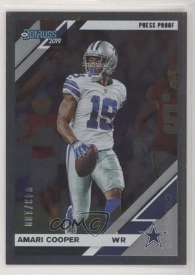 2019 Panini Donruss Press Proof Silver 43/100 Amari Cooper #77 1u6