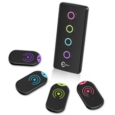 Ultra Slim Key Finder, Remote Finders Locator with 80dB Sound and 4 Receivers...