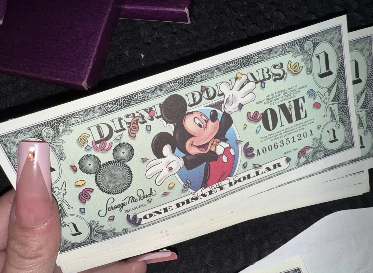 Preços baixos em Mickey Mouse dólares da Disney (1968 até o