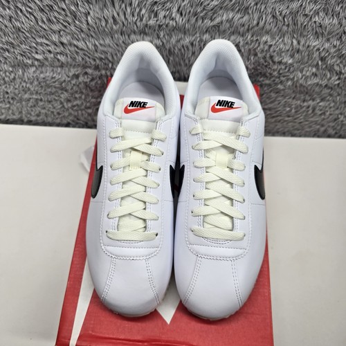 Nike Cortez Shoes Mens US 8 - Nike Cortez White Black Photo Blue 2023 DM4044-100 - Picture 9 of 19