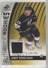 2017 SP Game Used Authentic Rookies Gold Jersey /399 Jonny Brodzinski #152 2d8