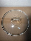 Pyrex Round Lid 9"  L 22 C Vintage Clear Glass replacement cover casserole dish
