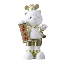 Gl&uuml;ckskatze Chinesisch Winkekatze traditionell f&uuml;r Wohnzimmer, B&uuml;ro