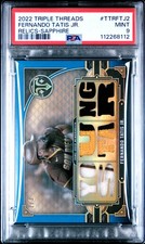 2022 TRIPLE THREADS RELICS SAPPHIRE #TTRFTJ2 FERNANDO TATIS JR. 1/3 PSA 9