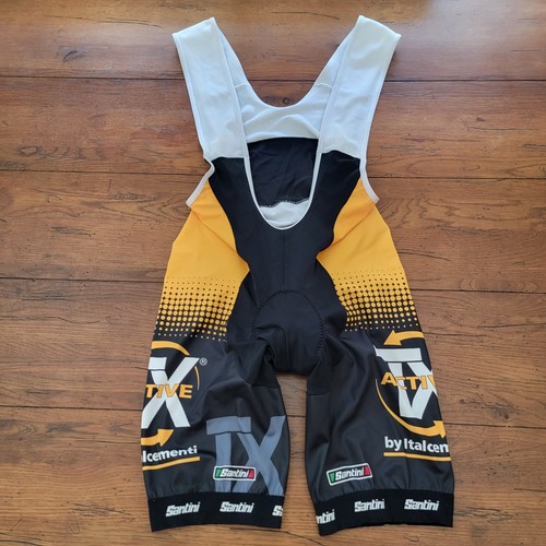SMS Santini Mens XXL Cycling Bibshorts Italy 9" 16" (8/10) Vintage Pad 2XL