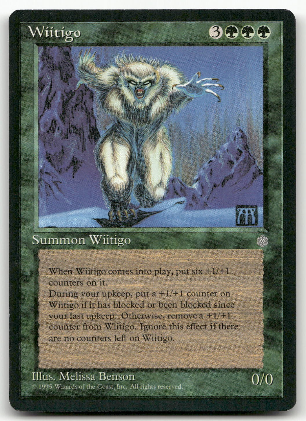 Wiitigo (NM) Ice Age ICE Magic MTG