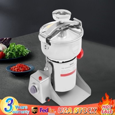 3500W 110V Electric Grain Grinder Corn Wheat Flour Commercial Cereal Mill Dry