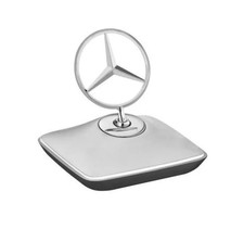 Mercedes-Benz Original Paperweight 13X13X13Cm Silver Chrome New OVP