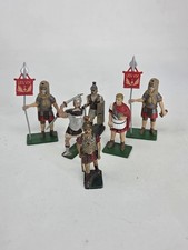 6 JULIUS CAESAR Roman Legion Elite Command Diecast Soldiers   Blue Box Toys
