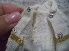 WHITE BRIGHT 'n SPARKLING Maxi Coat # 3374 * Vintage 1972 SKIPPER * Flaw Pls Rea — photo 4