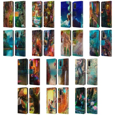 OFFICIAL AIMEE STEWART FANTASY LEATHER BOOK WALLET CASE FOR SAMSUNG PHONES 1