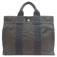 HERMES  Her Line Tote PM Handbag Canvas  Ladies [Used]