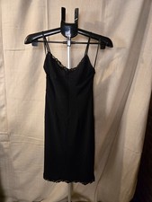 Express Black Lace Trim Slip Dress Women Size 4