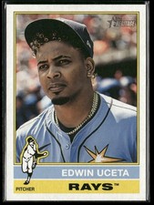 Edwin Uceta 2025 Topps Heritage #390 Tampa Bay Rays