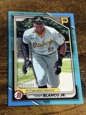 TONY BLANCO JR 2024 Bowman #BP-132 Sky Blue Parallel /499