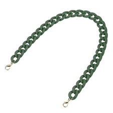 Acrylic Purse Strap 23.6" Matte Bag Chain Replacement Olive Green