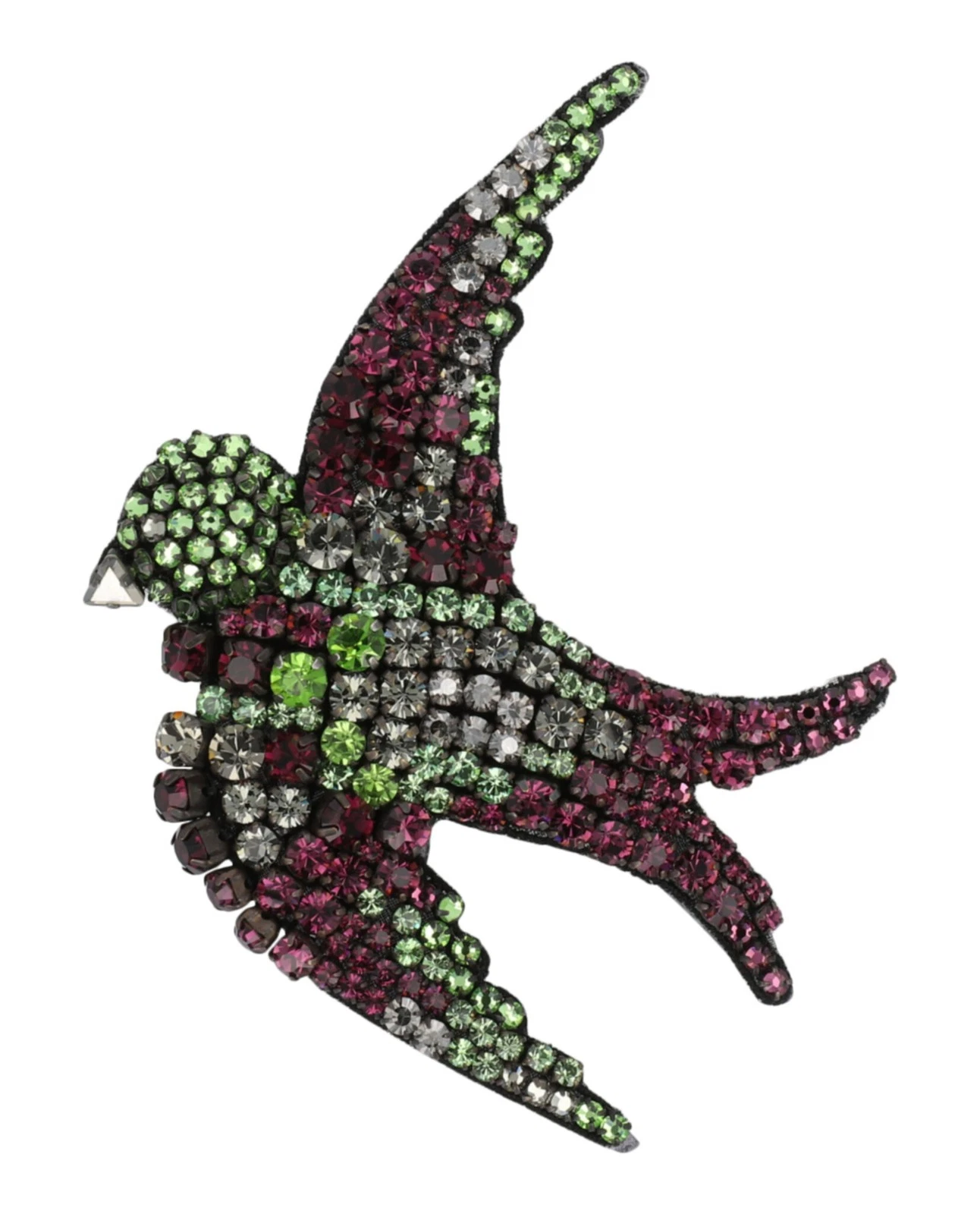Broche oiseau femme Gucci ornée de cristal