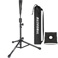 BaseGoal Batting Tee Baseball Tee, Softball Travel Portable Tee Tripod Stand ...
