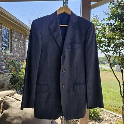 Loro Piana X Del Mare 1911 44R Charcoal Grey 3-button Sport Coat Blazer Jacket 