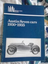 Austin Seven Cars 1930-1935 by Brooklands pub in softback