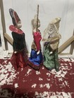 Set Of 3 Porcelain Russian Dolls. Traditional Folk Dress — photo 4