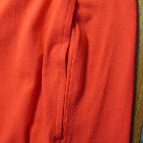 Soma Soft Jersey Knit Dress Size L Red Sleeveless Twist Front Womens New Tag - Picture 9 of 11