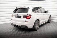 Maxton Design Diffusor Flaps Passend FüR Bmw X3 M-Paket F25 Schwarz Hochglanz