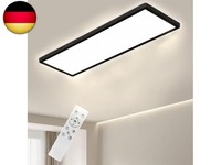 LED Deckenleuchte, Deckenlampe Mit Fernbedienung Dimmbar 58X20Cm-Schwarz |