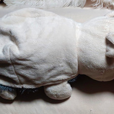 Gray White Dog Plush Stuffed Animal Plush Toy