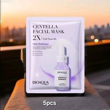 5 Packs Centella Sheet Facemask Soft Smooth Firmer Skin UK SELLER Fast Delivery