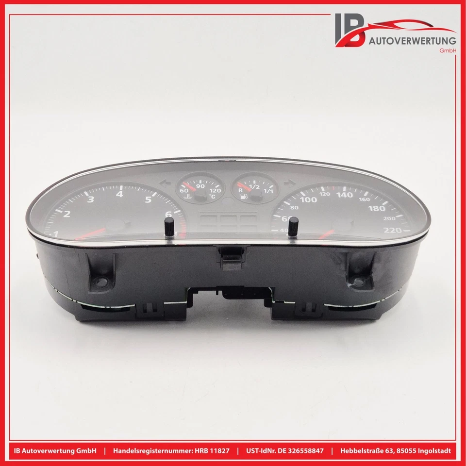 Cuadro de instrumentos velocímetro 8L0919860A 110008778/002 AUDI A3 (8L1) 1.6 VDO Foto 4 de 4