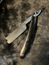 7/8&rdquo; BARBERS RATTLER WADE & BUTCHER SHEFFIELD STRAIGHT RAZOR
