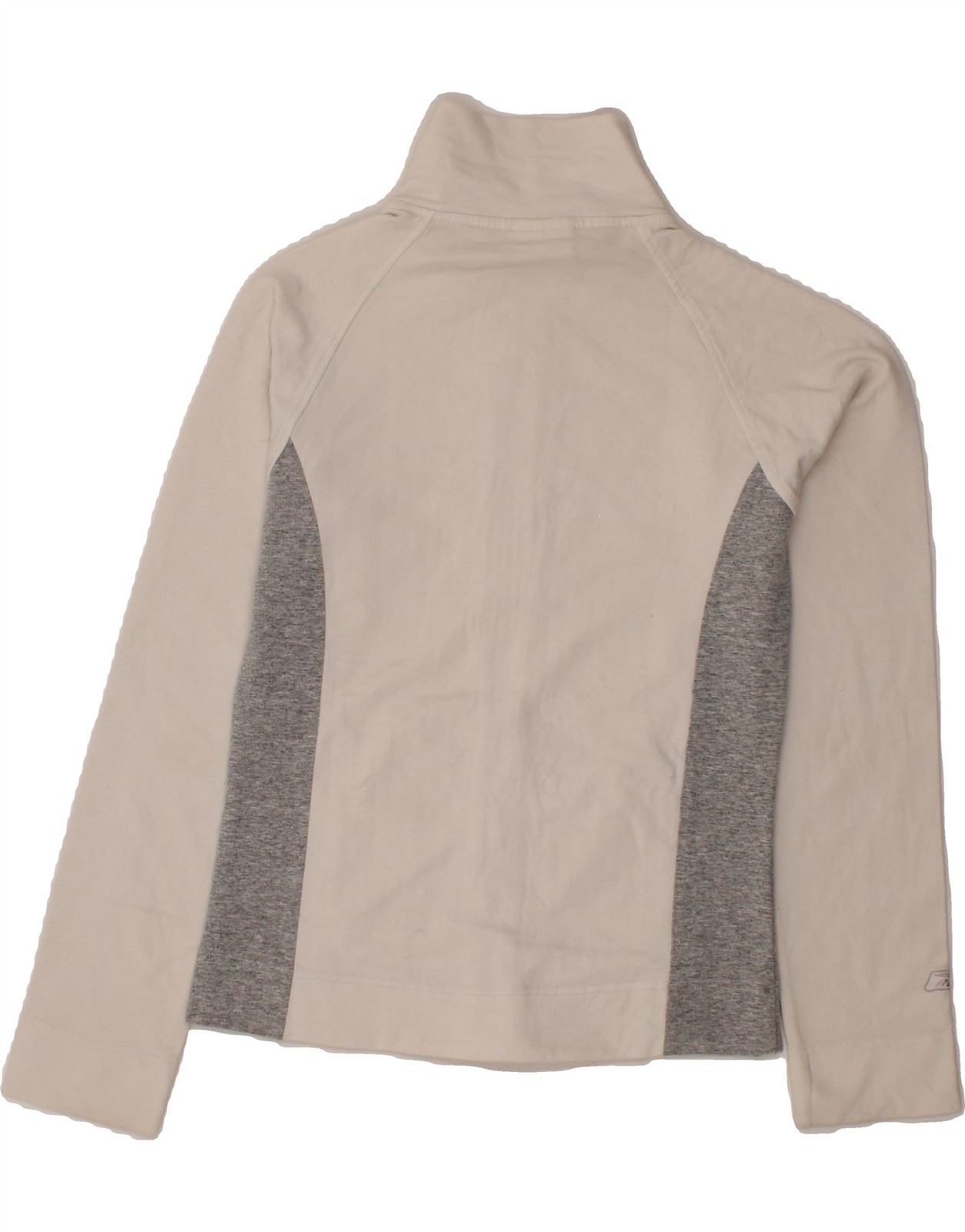 REEBOK Womens Tracksuit Top Jacket UK 12 Medium White Colourblock Sports CV12 thumbnail 2