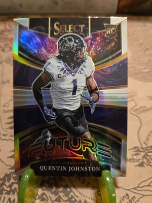 2023 Panini Select Quentin Johnston Future Silver Prizm FUT-6 TCU Horned Frogs