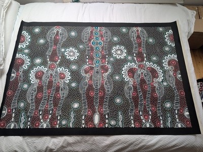 aborigine kunst original. Colleen Wallace - Dream time sisters