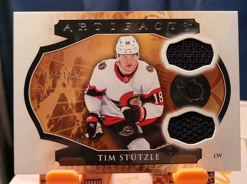 2023-24 Upper Deck Artifacts - Stars Tim Stutzle #132 Horizontal Material /149 