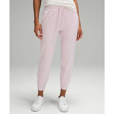 Lululemon sz 2 Soft Jersey Classic-Fit Mid-Rise Jogger Heathered Pink Peony