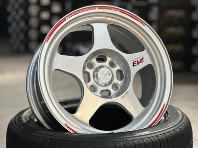New 15x7 ET35 XOX EVO Regamaster SILVER Rim Honda Fit Jazz 4x100